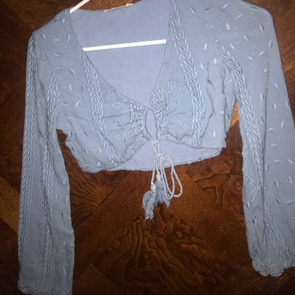 Short cropped blouse - Picture 1 of 1